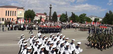 Полная видеоверсия Парада Победы в Ельце 9 мая