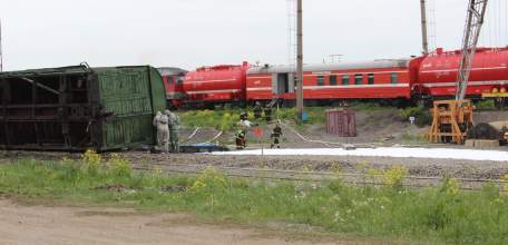 Управлением ЮВЖД проведена тренировка по ликвидации последствий ЧС техногенного характера