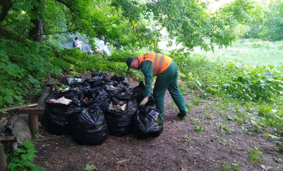 Компания «ТЭКО-Сервис» и неравнодушные горожане убрали мусор в Петровском парке