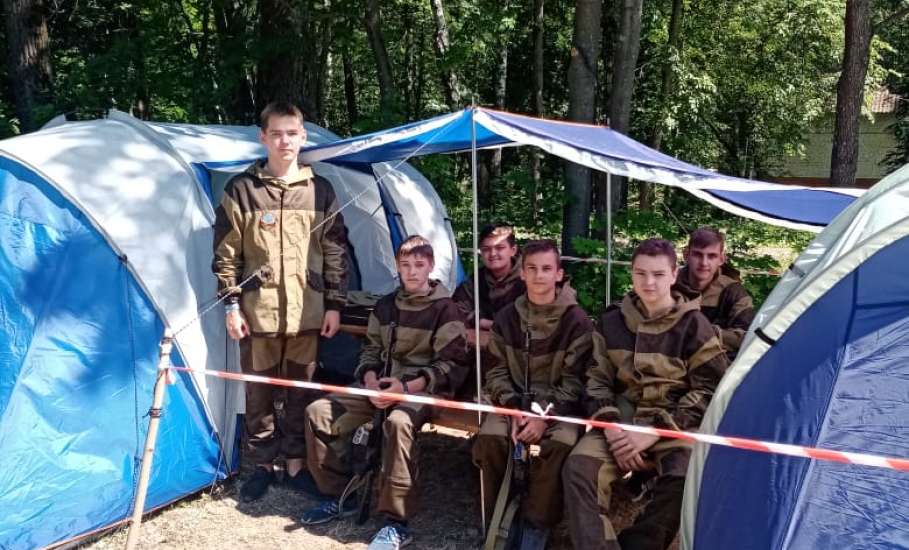 Завершил свою работу палаточный оборонно-спортивный оздоровительный лагерь «Штурм»