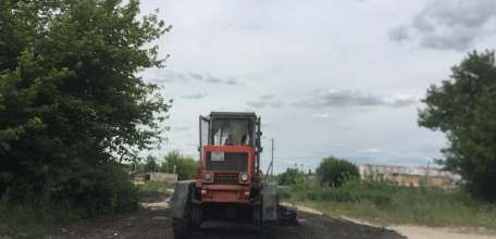 В Ельце дорогу делают срезкой от старого асфальта!