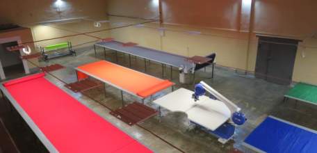 В исправительной колонии №4 города Ельца завершён ремонт и запущен в эксплуатацию раскройный цех