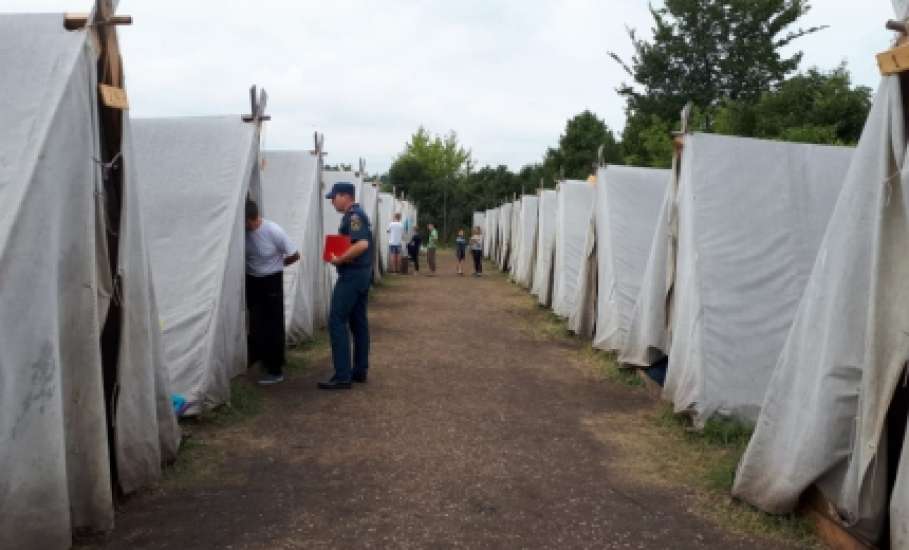 В Липецкой области повторно проверили палаточные лагеря