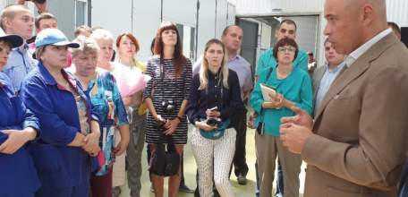 Врио губернатора Липецкой области Игорь Артамонов посетил промышленные предприятия Ельца