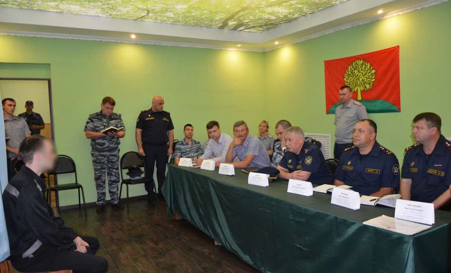 В тюрьме №2 города Ельца прошёл день встречи руководства УФСИН России по Липецкой области с осуждёнными, подозреваемыми и обвиняемыми