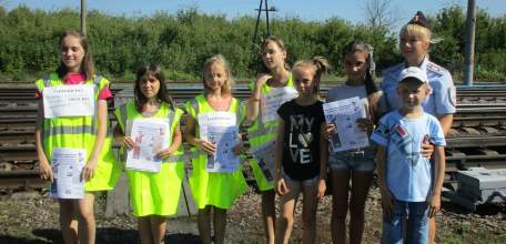 На станции Касторная-Новая прошла профилактическая акция «Безопасный переход»