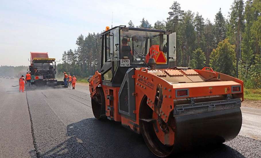 Степень готовности региональных автодорог Липецкой област в рамках нацпроекта - 67%