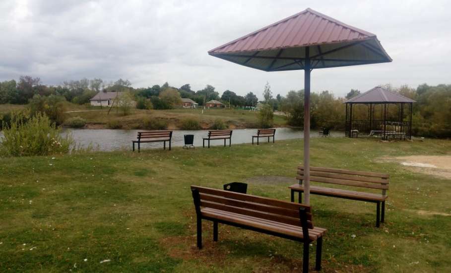 В Липецкой области благоустраивают парки у прудов