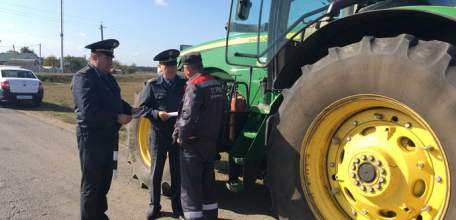 Межрайонный рейд инспекторов гостехнадзора на территориях Елецкого и Краснинского районов