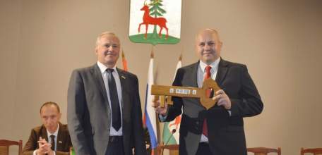 Евгений Вячеславович Боровских вступил в должность Главы городского округа город Елец