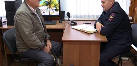 Начальник елецкой полиции Григорий Григоров провёл приём граждан