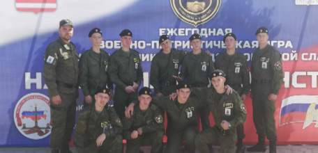 Елецкая команда отличилась в военно-патриотической игре среди старшеклассников Союза городов воинской славы