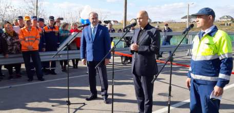 Новый мост открыт в селе Черкассы Елецкого района