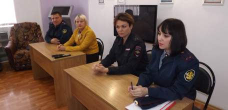 В ИК-3 УФСИН России по Липецкой области состоялась встреча представителя ОМВД города Ельца с осуждёнными