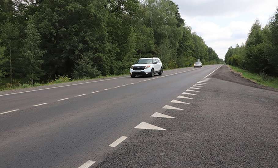 Пять участков дорог нацпроекта введены в эксплуатацию в Липецкой области