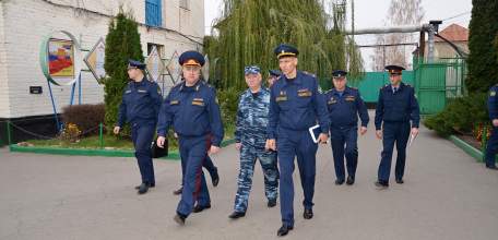 Начальник Управления режима и надзора ФСИН России проверил состояние режима и организацию надзора исправительных учреждений города Ельца