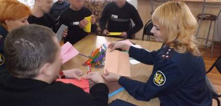 Сотрудники группы социальной защиты исправительной колонии №3 города Ельца провели очередное мероприятие с осуждёнными