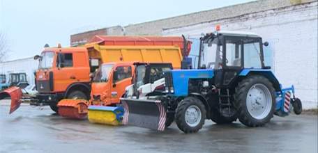 Новая коммунальная техника уже и в Ельце: укомплектованный компьютером и видеокамерой МАЗ выйдет на борьбу с гололёдом