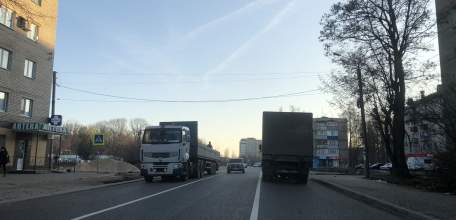 По улице Героев дорожники сделали новую разметку! Появилась сплошная полоса!