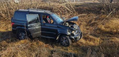 В Елецком районе перевернулся УАЗ-&laquo;Патриот&raquo;