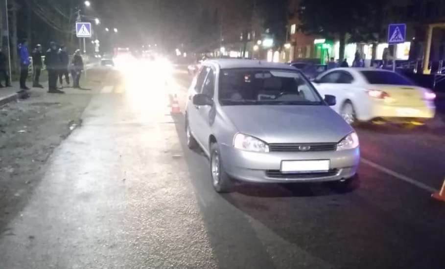 В Ельце на Радиотехнической улице автоледи сбила 10-летнюю девочку