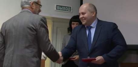 В администрации города состоялось вручение медалей &laquo;Во славу Липецкой области&raquo;