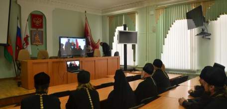 Состоялся телемост духовенства города Ельца с духовенством города Трстеник (Сербия)
