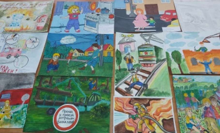 В Елецком районе повели итоги конкурса детского рисунка «Охрана труда глазами детей»