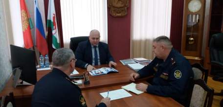 Состоялись рабочие встречи руководителей исправительных учреждений ИК-3 и Т-2 с главой городского округа города Ельца и заместителем главы Елецкого муниципального района