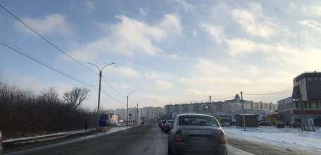 В районе рынка, у гипермаркета &laquo;Линия&raquo;, всегда пробки!