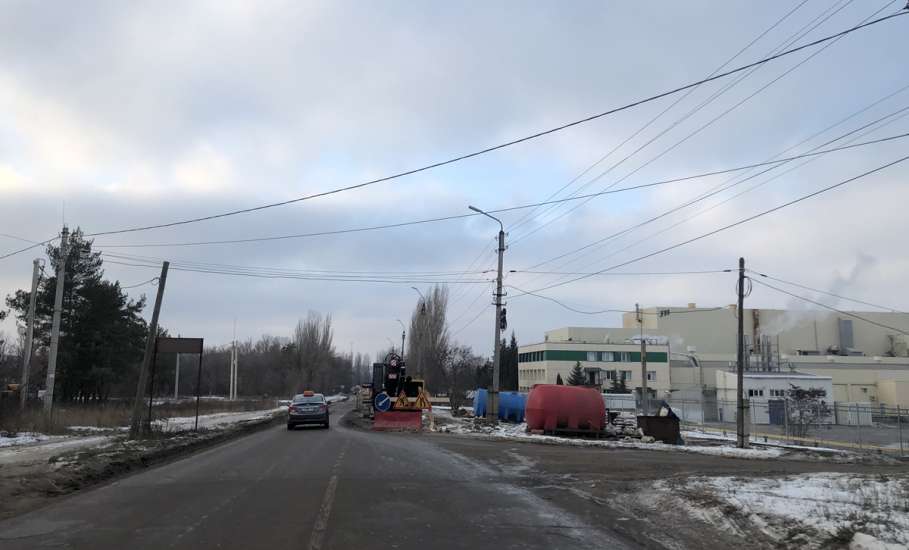 По улице Кротевича ведутся дорожные работы по строительству сетей водоснабжения