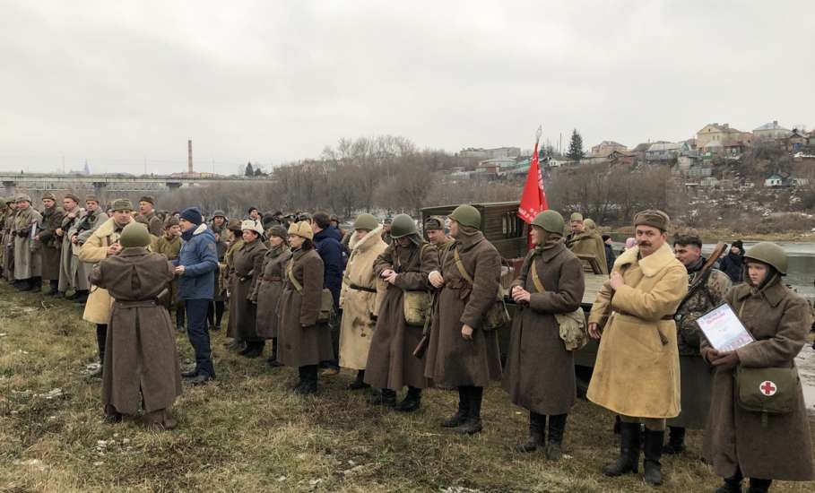 Сегодня в Ельце состоялось мероприятие, под названием военно-историческая реконструкция 2019