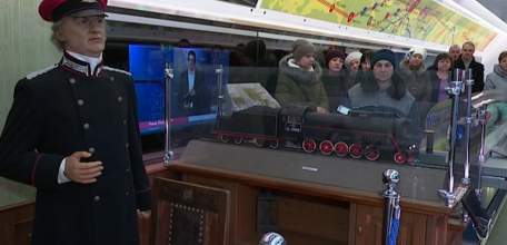 Почти два века развития российских железных дорог: в Ельце побывал поезд-музей