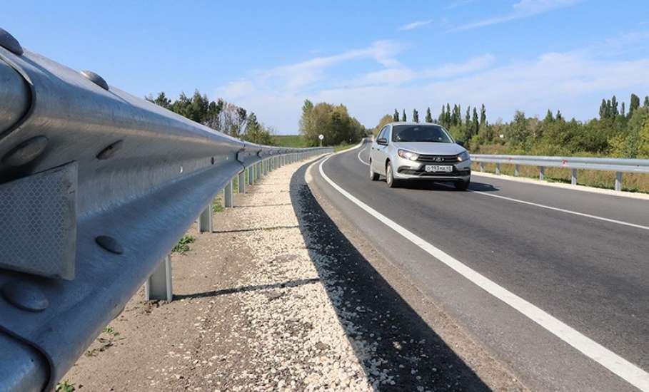 На региональных дорогах Липецкой области завершены работы по реализации национального проекта