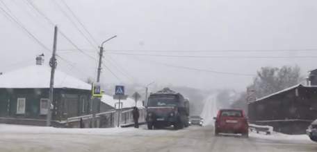 Дорожные службы в Ельце снова не справились со своими обязанностями!