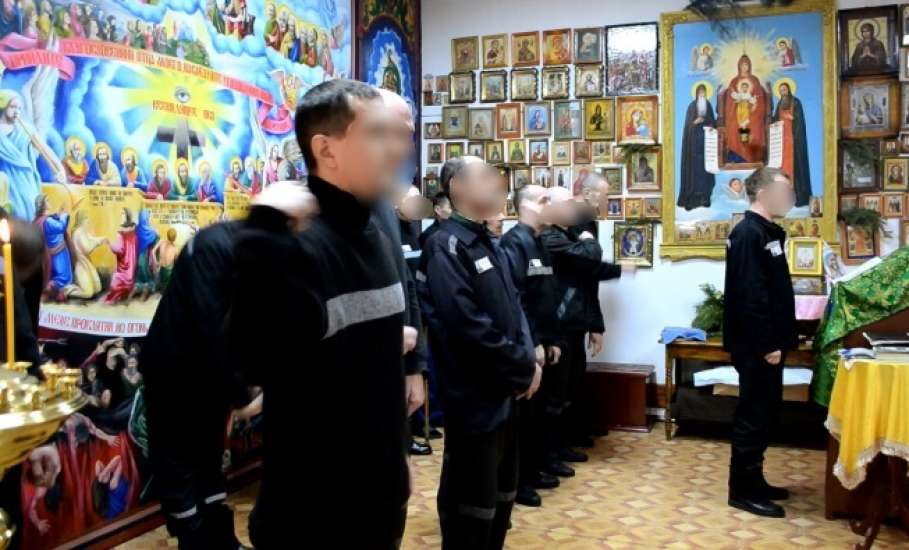 В храме ИК-3 УФСИН России по Липецкой области состоялось торжественное богослужение