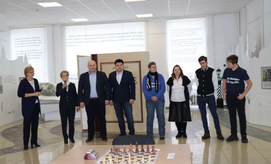 Визит делегации шахматного клуба города Хайдена в Елецкий госуниверситет