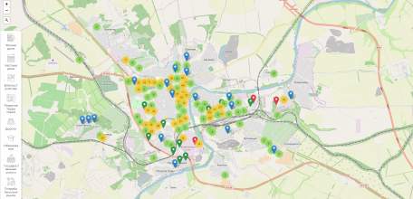 Инвентаризацию липецких дорог отразили на интерактивной карте