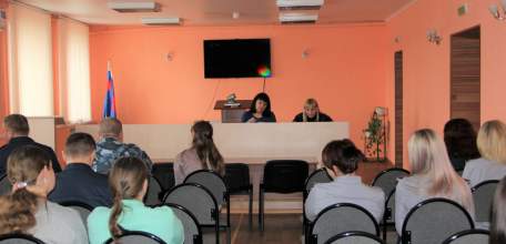 В ИК-4 прошла встреча сотрудников учреждения с&nbsp;представителями&nbsp;ОМВД России по Елецкому району