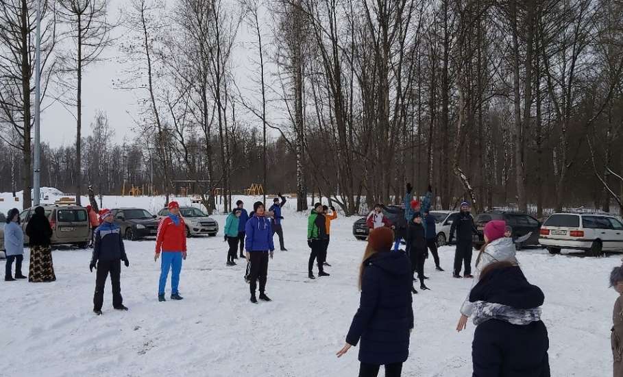 15 февраля в парке 40-летия Октября состоялась очередная пробежка #БегоЛес