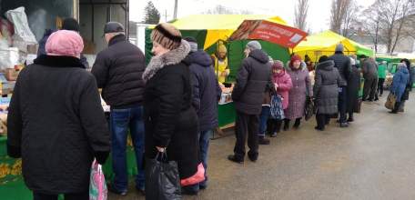 В Елеком районе прошла областная розничная ярмарка