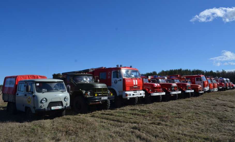 В лесах Липецкой области объявлен пожароопасный сезон