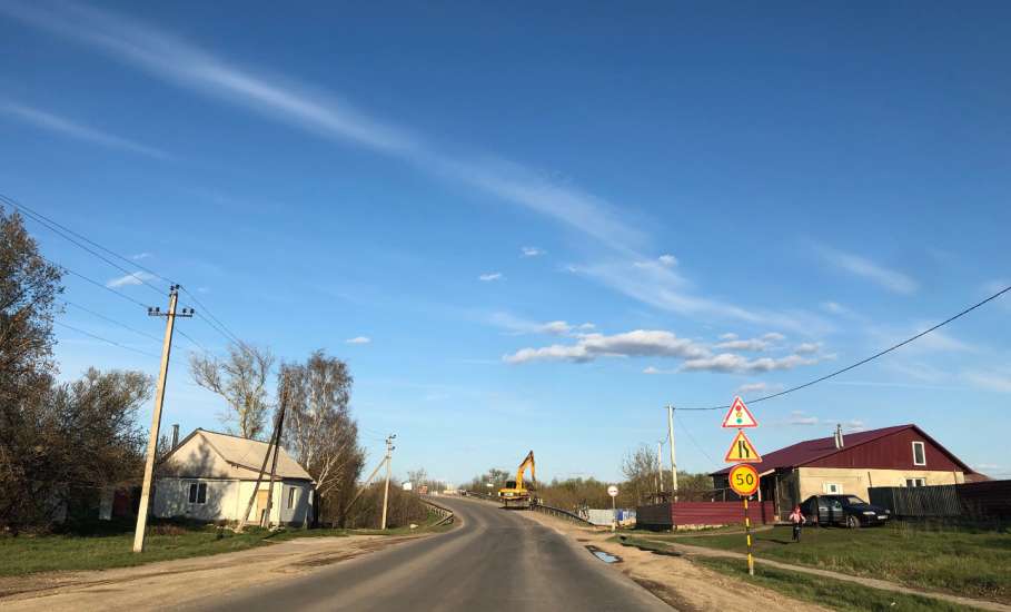 В сёлах Трубицино и Талица проходит ремонт мостов