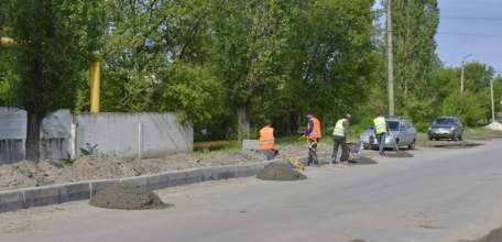 В Ельце продолжается плановый ремонт дорог