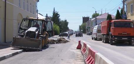 Новая тротуарная плитка, бордюр и асфальтовое покрытие: на улице Советской идёт масштабный ремонт
