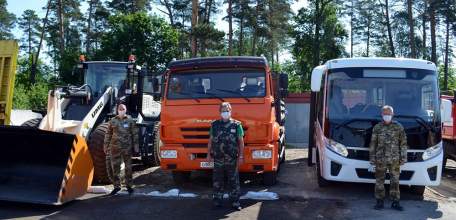 Лесопожарный центр получил новую спецтехнику