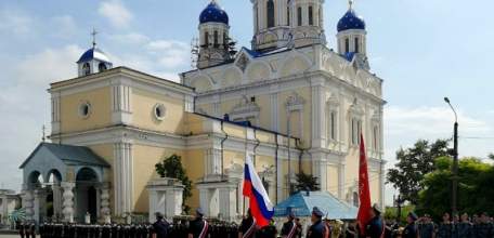 Сегодня в Ельце состоялась репетиция парада