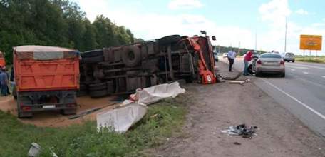 В районе посёлка Солидарность произошло ДТП с пострадавшим
