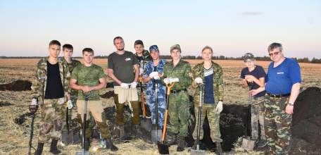 Поисковый отряд «Астра» Елецкого района принял участие в Вахте Памяти на высоте «Огурец» в Воловском районе