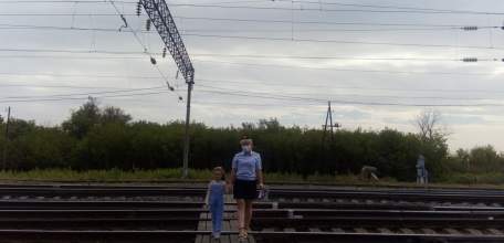 На станции Касторная-Новая проходит профилактическое мероприятие «Дети и транспорт»